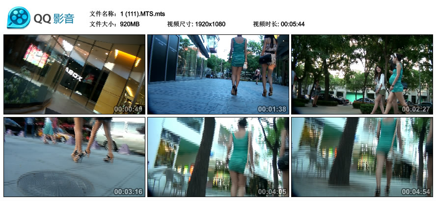精选街拍视频 No.1269 美眉怀孕了还穿高跟紧身连衣裙,丰满的翘臀 [920MB]