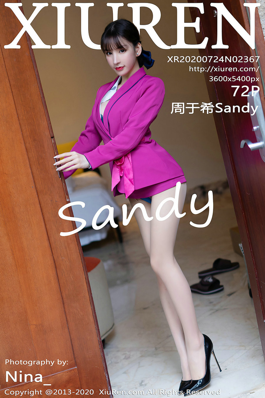[秀人美媛馆] 2020.07.24 No.2367 周于希Sandy [72P943MB]