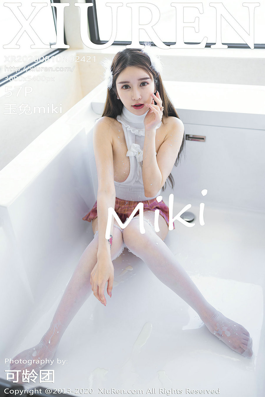 [秀人美媛馆] 2020.08.10 No.2421 玉兔miki [57P511MB]