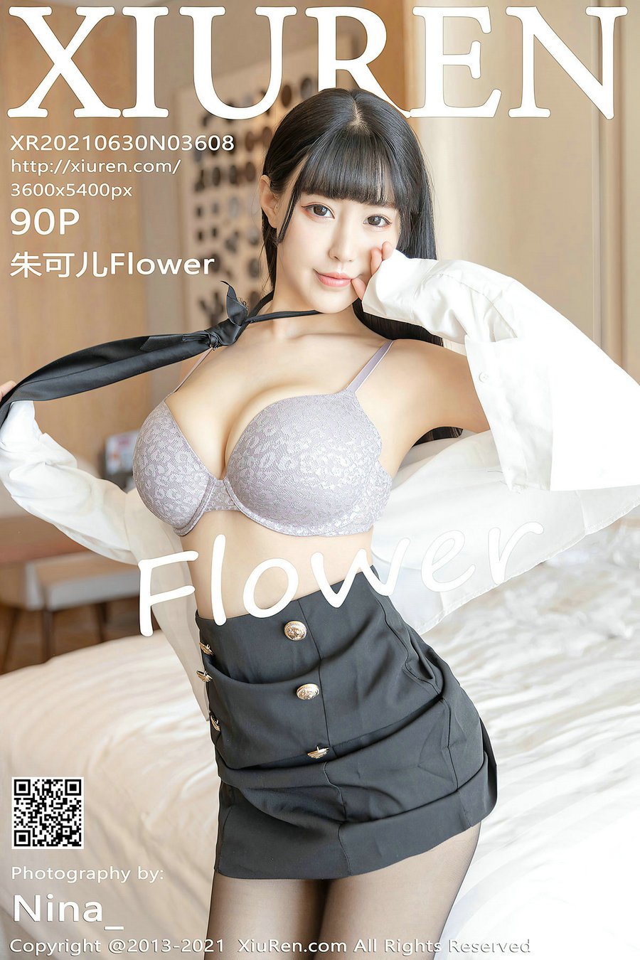 [秀人美媛馆] 2021.06.30 No.3608 朱可儿Flower [90P813MB]