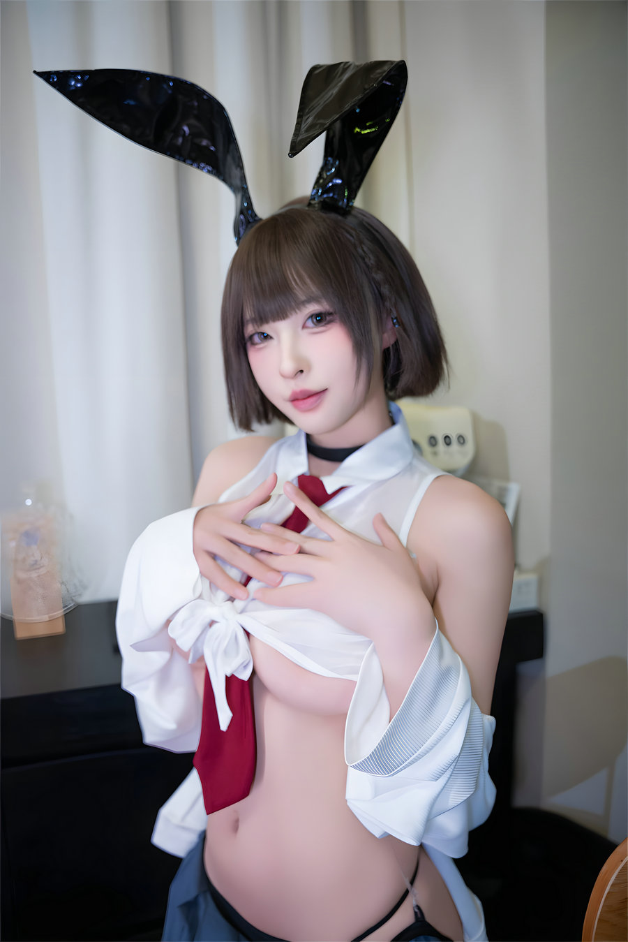 尤物清水由乃 - JK兔女郎 [59P-517MB]