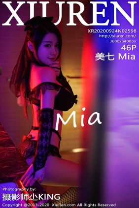 [秀人美媛馆] 2020.09.24 No.2598 美七Mia [46P475MB]